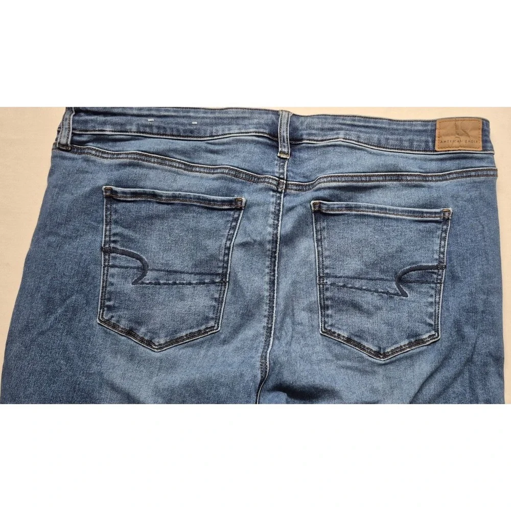 American‎ Eagle women's next level stretch high rise jegging jeans sz 20 cotton
